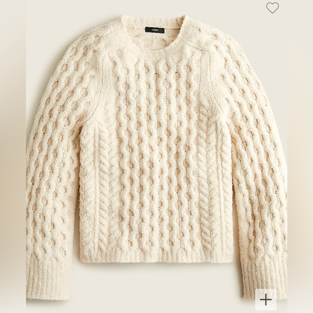 JCrew Chunky Boucle Sweater Size large